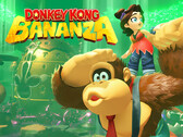 Donkey Kong Bananza artwork showing Donkey Kong and Pauline with logo (Image source: Nintendo of America with edits)