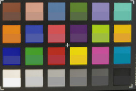 ColorChecker: The reference color is in the bottom half of the field.