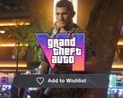 Jason Duval shown with GTA 6 logo and PS Store wishlist icon