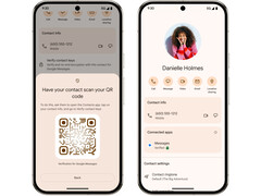 A promotional image for Google's QR based verification system in Google Messages. (Image source: Google)