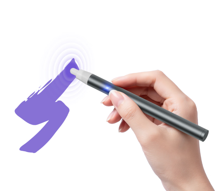 The Honor Choice AI Projector Air supports a stylus. (Image source: Honor)