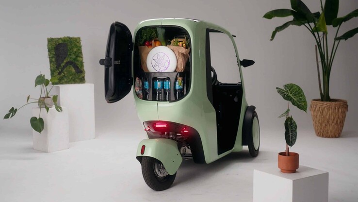Depending on the model variant, the e-bike can either transport a second passenger or more luggage (Image source: Hopper Mobility)