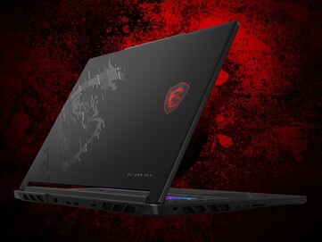 MSI Raider 16 Max HX back is shown at angle (Image source: MSI PR)