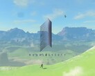 Monolith Soft logo shown with Tears of the Kingdom map