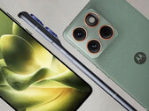 The Motorola Edge 70 in its two reputed launch colours. (Image source: via Evan Blass)