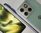 The Motorola Edge 70 in its two reputed launch colours. (Image source: via Evan Blass)