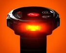 The Polar Street X Smartwatch has an LED flashlight that can also light up red.