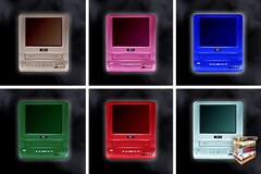 The RetroBox pairs a small LCD screen with a VHS player (Image source: RetroBox)