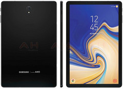 Samsung Galaxy Tab S4 render shows thin bezels (Source: Android Headlines)