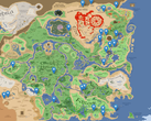 The interactive Breath of the Wild map features panoramic shots of numerous locations. (Image source: Nassim Software) 