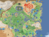 The interactive Breath of the Wild map features panoramic shots of numerous locations. (Image source: Nassim Software) 