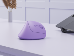 The Seenda MUO-200 vertical mouse in purple colorway (Image source: Seenda)
