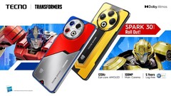 The Tecno Spark 30 Pro gets an Optimus Prime version while the Spark 30 Pro gets a Bumblebee version. (Image source Tecno via PR Newswire)