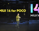 POCO briefly discussed 'MIUI 14 for POCO' during this week's POCO X5 series launch event. (Image source: POCO via Xiaomiui)
