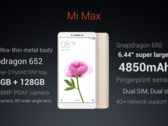 The original Mi Max. Its successor probably won't look much different. (Source: Android Pure)