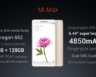 The original Mi Max. Its successor probably won't look much different. (Source: Android Pure)
