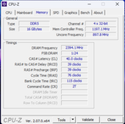 CPU-Z memory