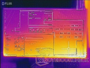 Front side after an hour of use