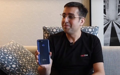 OPPO CEO Malhav Sheth presenting the new Realme 2 Pro (Source: Technical Guruji on YouTube)