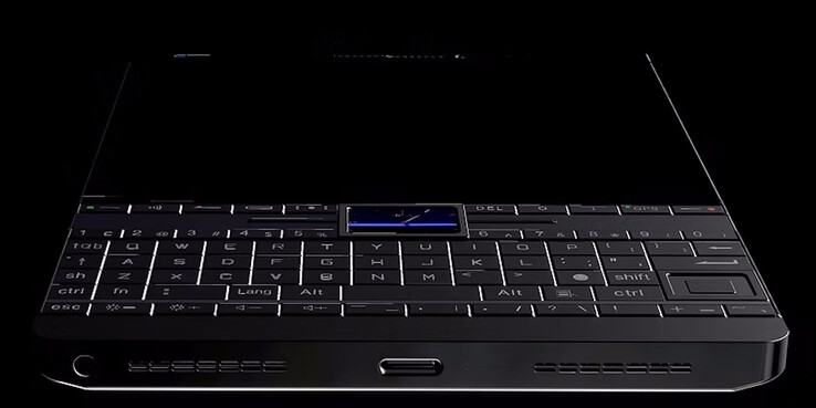 A second display is onboard, while the keyboard has numeric keys (Image source: Lotus Technologies)