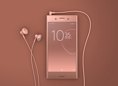 The Bronze Pink version of the Xperia XZ Premium is quite eye-catching. (Source: Sony Mobile)