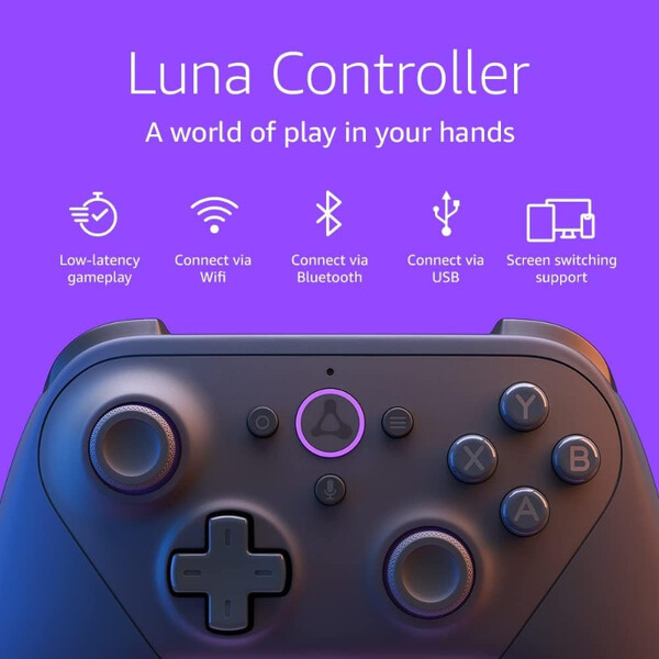 The Amazon Luna Wireless Controller is currently on sale for a limited time. (Image source: Amazon)