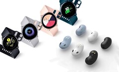 The Galaxy Watch 3 may launch alongside the Galaxy Buds Live. (Image source: Naver)