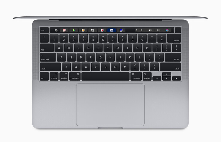 The Magic Keyboard on the new MacBook Pro 13. (Image source: Apple)