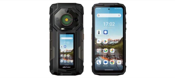 The Ulefone Armor 33 Pro has a second display on the back (Image source: Ulefone)