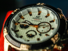 The Casio Edifice line was born in the year 2000, and it's become one of the top 3 monikers under the Japanese watch manufacturer. Pictured - A Casio Edifice model. (Image source: Samer Daboul on Pexels)