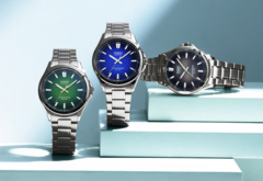 From left to right, the Casio MTS-S100D-3AV, MTS-S100D-2AV, and the MTS-S100D-1AV. (Image source: Casio) 