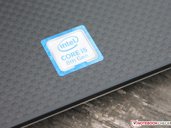 Core i5-8300H (4 cores; 2.3 to 4.0 GHz)