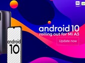 The Xiaomi Mi A3 has received its third OS update in two weeks. (Image source: Xiaomi)