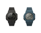 The 46mm case houses a curved digital display, Indiglo backlight and 50m water resistance.