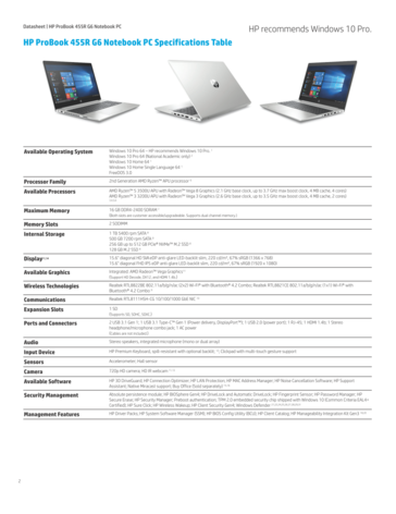 HP ProBook 455R G6 specifications