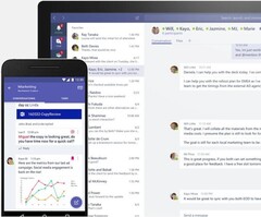 Microsoft Teams mobile app and desktop version (Source: Microsoft)