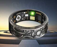 The new SR09 smart ring from Rigbid stands out with its unusual design. (Image source: Rogbid)