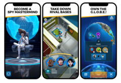 Screenshots from Spyjinx, the latest mobile game from Epic Games. (Source: Epic Games)