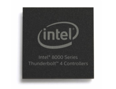 Apple&#039;s new MacBook Pro models will feature an Intel Thunderbolt 4 controller inside. (Image: Intel)