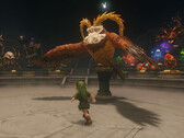 A hall of monster statues lets players study defeated enemies and fight them again in timed battles.