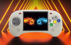 Anbernic is rumoured to be returning to its Sega Saturn-inspired form factor. (Image source: Anbernic)