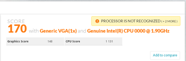 Intel Elkhart Lake 3DMark Time Spy score. (Image Source: @TUM_APISAK on Twitter)