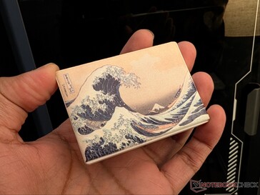 Embossed image (by John via eufyMake Studio) on ceramic fridge magnet (2).