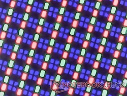 RGB subpixels are different for OLED when compared to IPS