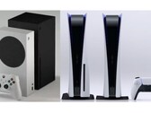 The next-gen Xbox consoles and PS5 consoles feature custom AMD components. (Image source: Microsoft/Sony - edited)