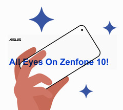 A mock-up ASUS is using to advertise its Zenfone 10 competition. (Image source: ASUS)