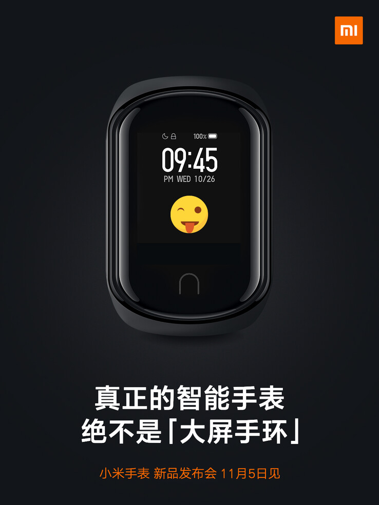 This may be what the new Mi Watch looks like. (Source: Weibo)