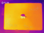 WLAN test rear (measured 25 °C with Type-K probe)