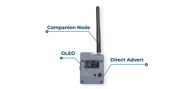 The Wio Tracker L1 Pro comes with a display and one button