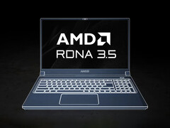 RDNA 3.5 could be in use until 2029. Pictured: A render showing an AMD gaming laptop. (Image source: AMD - edited)